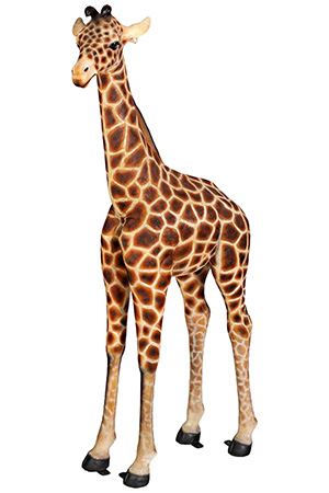 Baby Giraffe life size statue